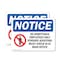 Signmission No Admittance Employees Only OSHA Notice Sign, Plastic, 14in W x 10in L, 2PK OS-2PACK-NS-P-1014-L-15983 - alternate 1